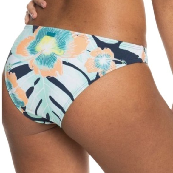 ROXY Printed Beach Classics Moderate Bikini Bottoms - Picture 1 of 14